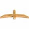 Ekena Millwork Bellingham Rough Sawn Timber Gable Bracket, Western Red Cedar, 48"W x 18"H x 4"D x 4"F, 9/12 Pitch GBW048X18X0404BEL00RWR - alternate 3